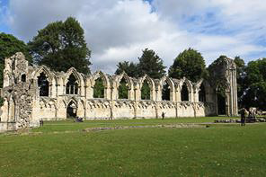 york abbey wall